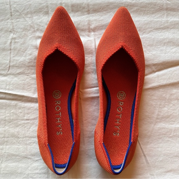 EUC Rothy’s The Point in Orange - Picture 2 of 4